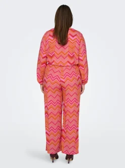 CARJARA Loose fit Palazzo broek