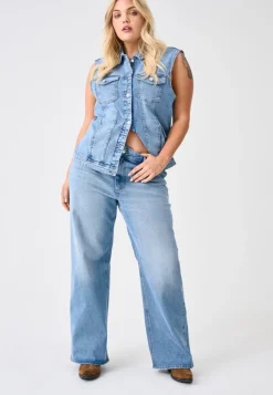 CARJUICY High waist Wide leg fit Jeans