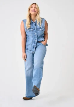 CARJUICY High waist Wide leg fit Jeans