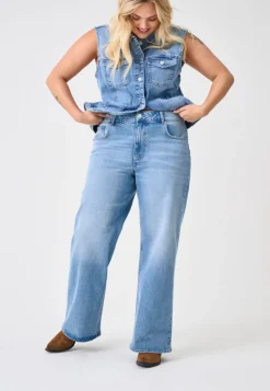 CARJUICY High waist Wide leg fit Jeans