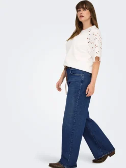 CARJUICY High waist Wide leg fit Jeans
