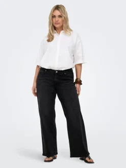 CARJULLES Low waist Wide leg fit Jeans