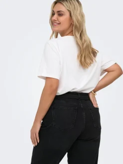 CARJULLES Mid waist Wide leg fit Jeans