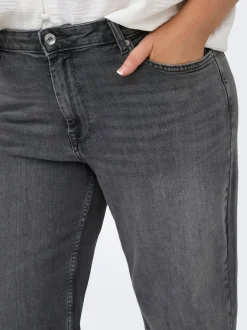 CARJULLES Mid waist Wide leg fit Jeans