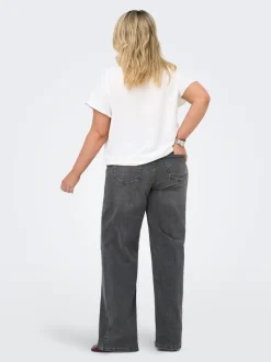 CARJULLES Mid waist Wide leg fit Jeans