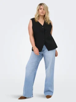 CARJULLES Mid waist Wide leg fit Jeans