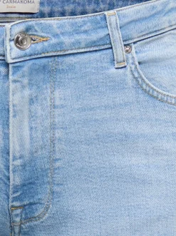 CARJULLES Mid waist Wide leg fit Jeans