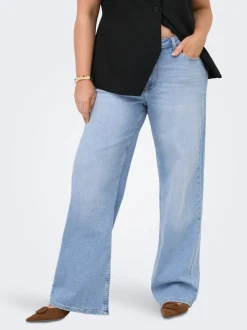 CARJULLES Mid waist Wide leg fit Jeans