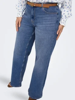 CARJULLES Mid waist Wide leg fit Jeans