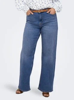 CARJULLES Mid waist Wide leg fit Jeans
