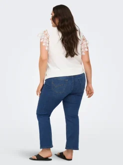 CARKENYA Mid waist Flared fit Enkel lengte Jeans