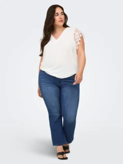 CARKENYA Mid waist Flared fit Enkel lengte Jeans