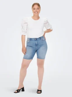 CARLAOLA Skinny fit Denim shorts