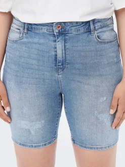 CARLAOLA Skinny fit Denim shorts