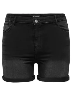 CARLAOLA High waist Skinny fit Denim shorts