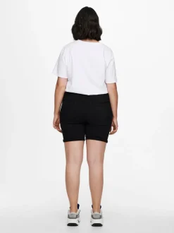 CARLAOLA High waist Skinny fit Denim shorts