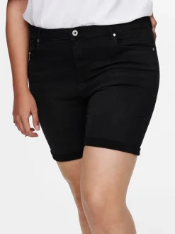 CARLAOLA High waist Skinny fit Denim shorts