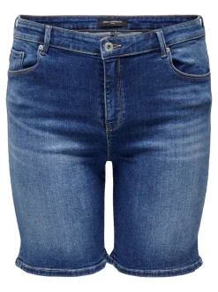 CARLAOLA High waist Skinny fit Denim shorts