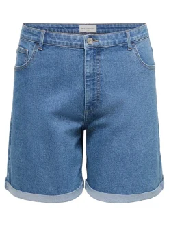 CARLAURA High waist denim shorts