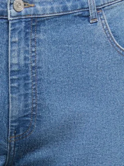 CARLAURA High waist denim shorts