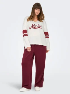CARLETT Regular fit Broek met wijde pijpen