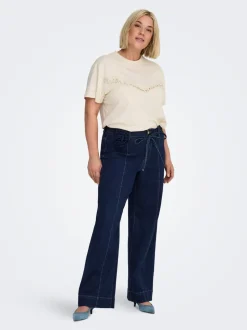 CARMADISON High waist Wide leg fit Jeans