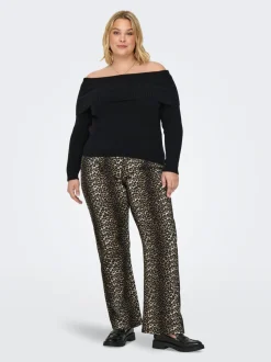 CARMADISON Regular fit Broek met wijde pijpen