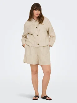 CARMONICA Mid waist Loose fit Chino shorts