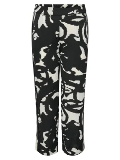 CARNICON Regular fit Broek met wijde pijpen