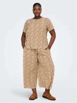 CARNOVA Loose fit - cropped Broeken
