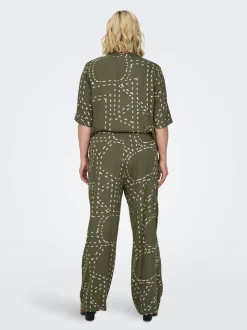 CARPHOEBE Regular fit Broek met wijde pijpen