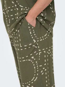 CARPHOEBE Regular fit Broek met wijde pijpen