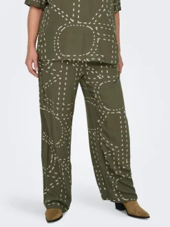 CARPHOEBE Regular fit Broek met wijde pijpen