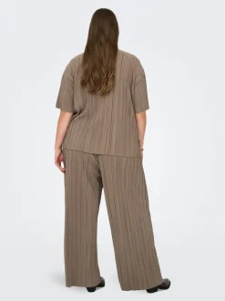 CARRAVENNA Regular fit Geplooide broek