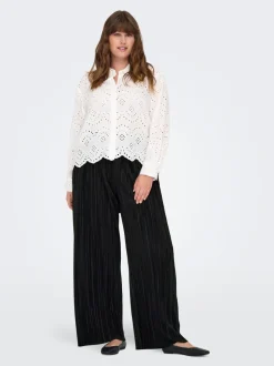 CARRAVENNA Regular fit Geplooide broek