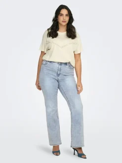 CARROSE High waist Retro flared fit Jeans