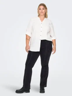 CARSALLY Mid waist Flared fit Jeans