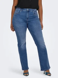 CARSALLY Mid waist Flared fit Jeans