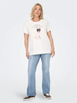 CARSALLY Mid waist Flared fit Jeans