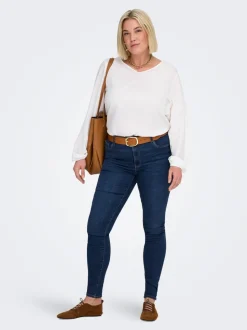 CARSALLY Mid waist Skinny fit Jeans