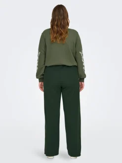 CARSANIA Regular fit Broek met wijde pijpen