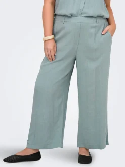 CARSIESTA Cropped fit Linnen Culotte broek