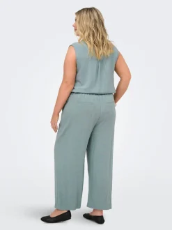 CARSIESTA Cropped fit Linnen Culotte broek