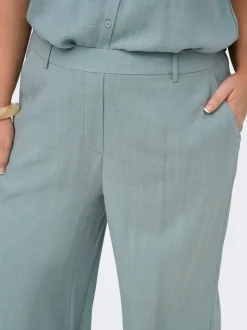 CARSIESTA Cropped fit Linnen Culotte broek