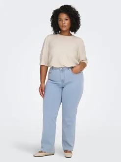 CARSNOW High waist Straight fit Jeans