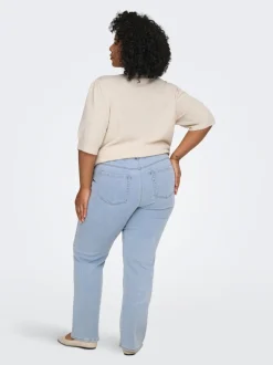 CARSNOW High waist Straight fit Jeans