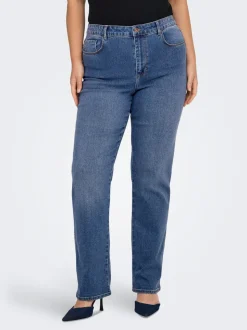 CARSNOW High waist Straight fit Jeans