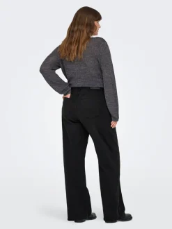 CARSNOW High waist Wide leg fit Jeans