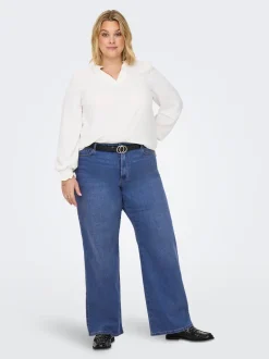 CARSNOW High waist Wide leg fit Jeans