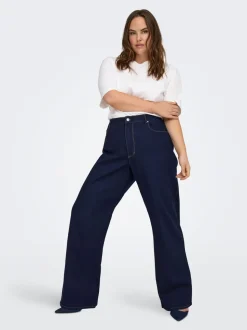 CARSNOW High waist Wide leg fit Jeans
